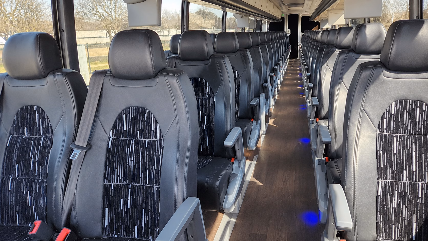 college station long distance transportation onboard seating